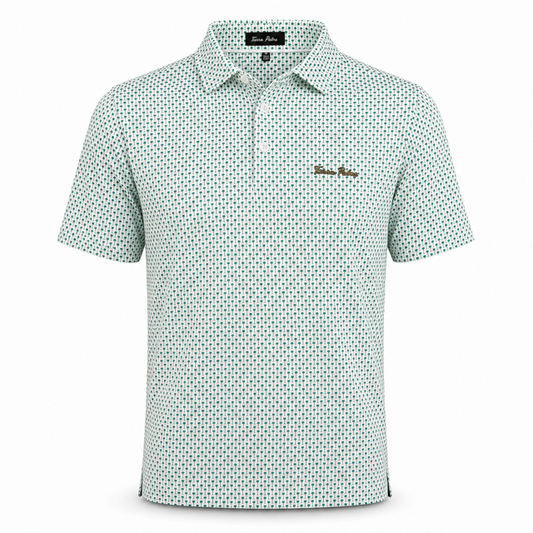 Tierra Palms The Palm printed polo front view
